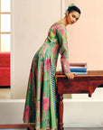 NILOUFER GREEN GULRANG ANARKALI SET