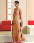 NILOUFER PASTEL PINK GULRANG ASYMMETRICAL KURTA SET