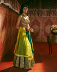 Reejh Green Silk Lehenga Set