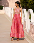Retro Raani Candy Tissue Anarkali