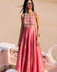 Retro Raani Candy Tissue Anarkali