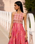 Retro Raani Candy Tissue Anarkali