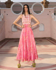 Retro Raani Candy Tissue Anarkali