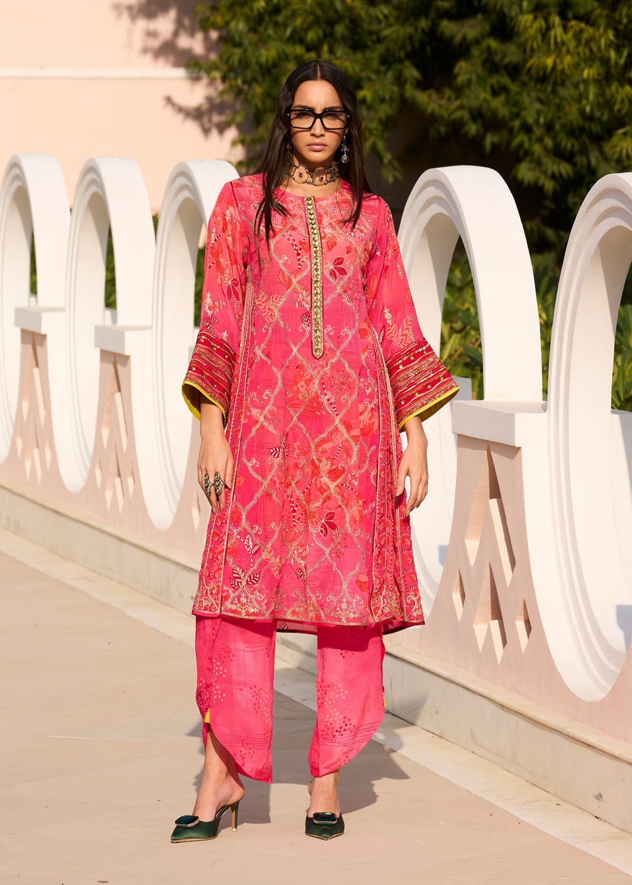 Retro Raani Candy Choga Style Kurta Set