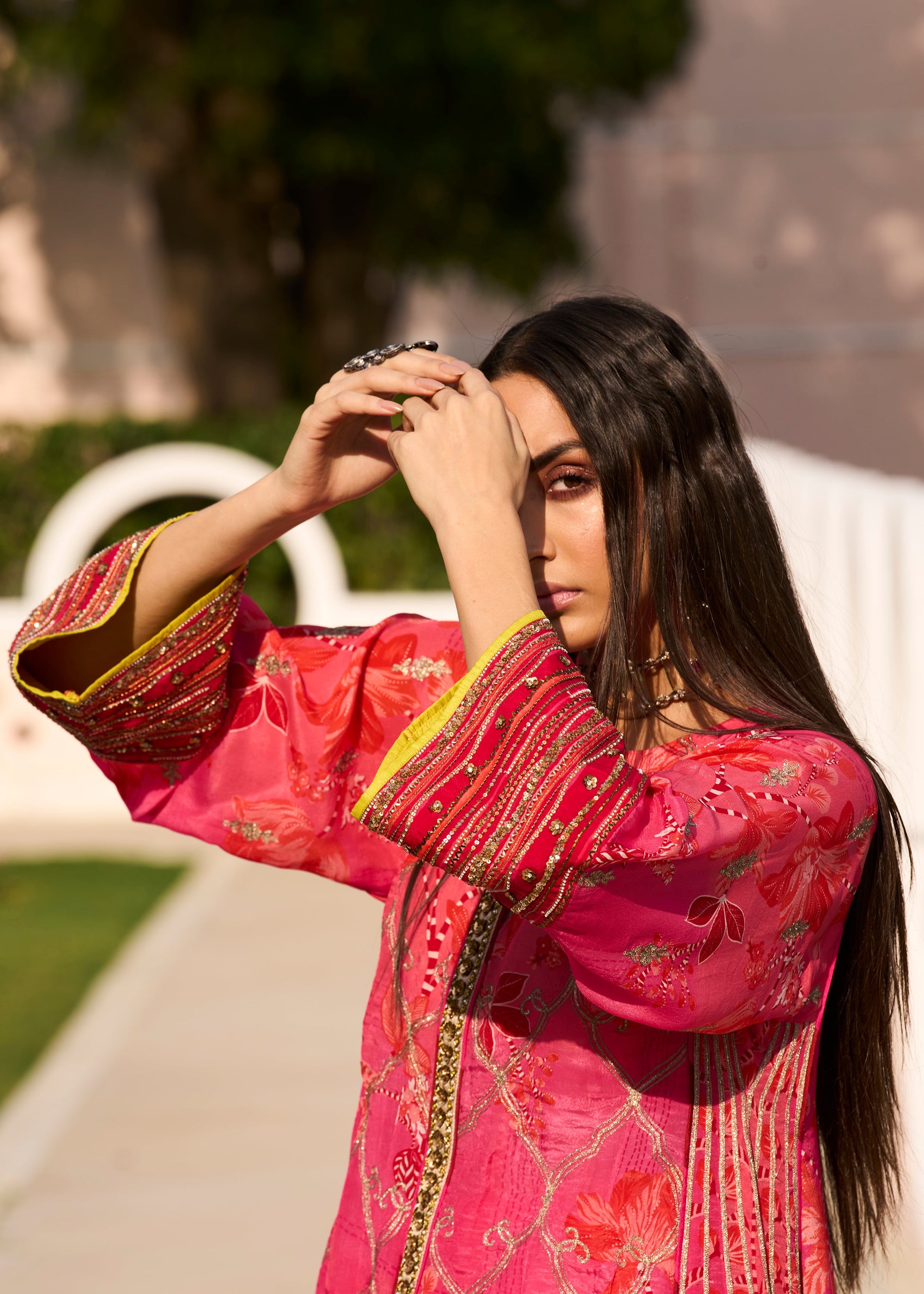 Retro Raani Candy Choga Style Kurta Set
