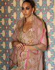 Retro Raani Champagne Pink Sharara Set