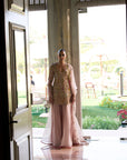 Retro Raani Champagne Pink Sharara Set