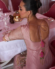 Retro Raani Champagne Pink Sharara Set