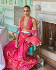 Wamiqa Gabbi Candy Pink Saree Set