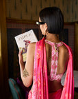 Retro Raani Candy Pearl Blouse Saree Set