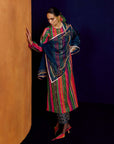 Mastani Pink Stripes Kurta Set