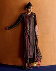 Mastani Black Stripes Kurta Set