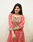EXCLUSIVE EDIT SHADOW PRINT HIGHLIGHT YOKE KURTA SET