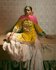 Reejh Yellow Challi Kurta Gharara Set