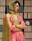 NILOUFER ROSE PINK GULRANG ANARKALI SET