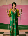 Shraddha Kapoor Bottle Green Kurta Set
