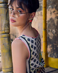 Safar Stripe Embroidered A-Line Kurta Set