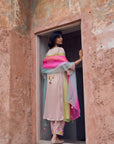 Safar Shimmer Foil Kurta Set