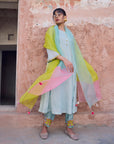 Safar Shimmer Foil Kurta Set