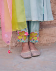 Safar Shimmer Foil Kurta Set