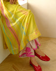 Zyra Yellow Nadira Printed Kurta Set