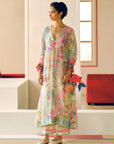 Zyra Ivory Gulrang Kaftan Kurta Set
