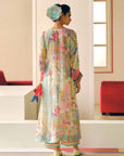 Zyra Ivory Gulrang Kaftan Kurta Set
