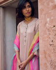 Safar Shimmer Foil Kurta Set