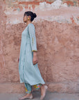 Safar Shimmer Foil Kurta Set