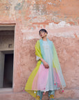 Safar Shimmer Foil Kurta Set