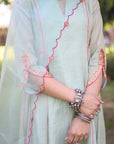 Zaynab Side kali kurta Set