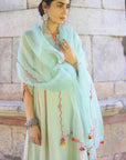 Zaynab Scallop patch Dupatta