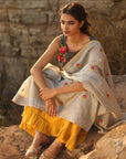 Grey Butti Saree