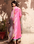 Zahra Hot Pink A - Line Kurta Set