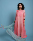 Life In Pink Organza Anarkali