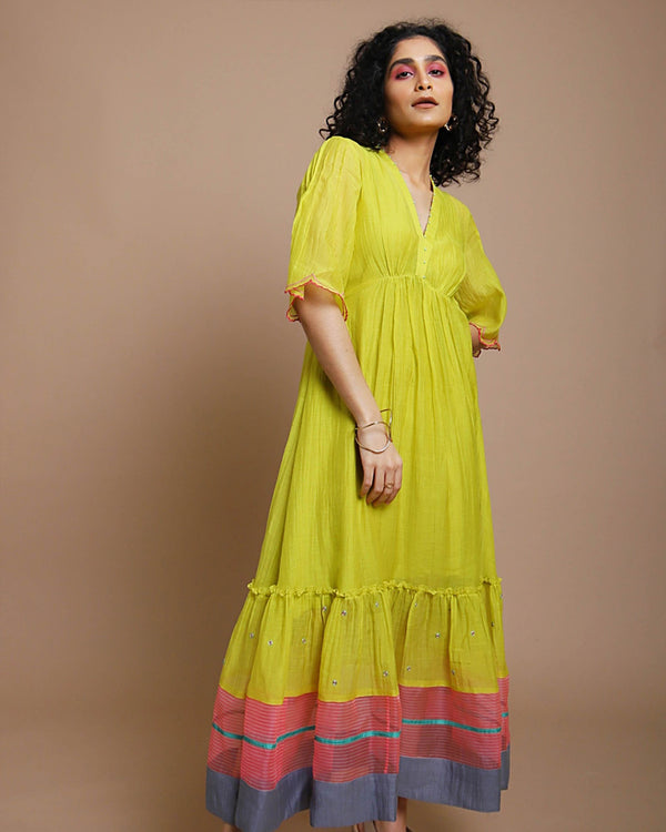 Life in Pink Tiered Dress
