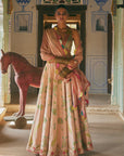 Khel Pastel Pink Printed Lehenga