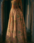 Khel Pastel Pink Printed Lehenga