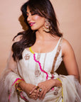 Chitrangda Singh Khel Ivory Gharara Set