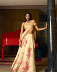 After Hours Ivory Embroidered Lehenga Set