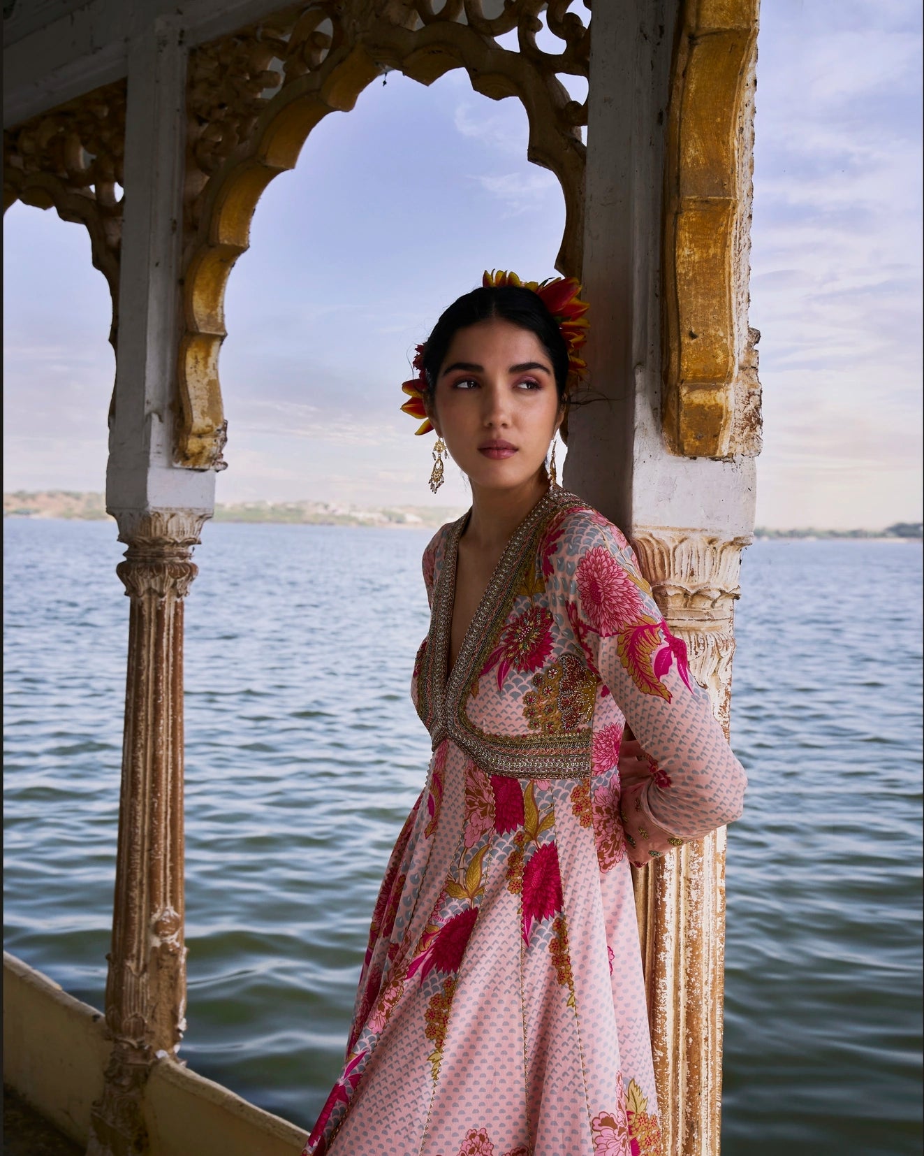 Gul Pastel Pink Anarkali Set