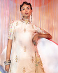 Ivory Orchid Gharara Set