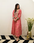 EXCLUSIVE EDIT SHADOW PRINT HIGHLIGHT YOKE KURTA SET