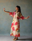 Gul Ivory Kaftan Dress
