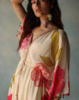 Gul Ivory Kaftan Dress