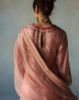 Gul Pastel Pink Silk Sharara Set