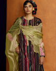 Mastani Black Stripes Kurta Set