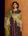 Mastani Black Stripes Kurta Set
