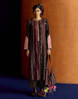 Mastani Black Stripes Kurta Set