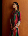 Mastani Pink Stripes Kurta Set